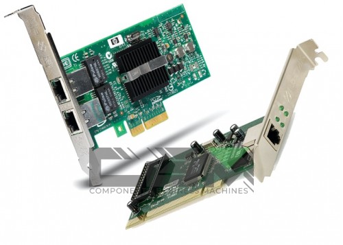 412646-001 Сетевая карта HP Intel NC360T PCIe 2-port Gigabit (1000Base-T) server NIC adapter - Includes a standard-height bracket attached