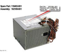 116403-001 Блок питания HP Power Supply 425W