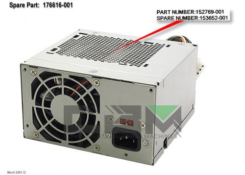 153652-001 Блок питания HP Power Supply 250W ML330 G1