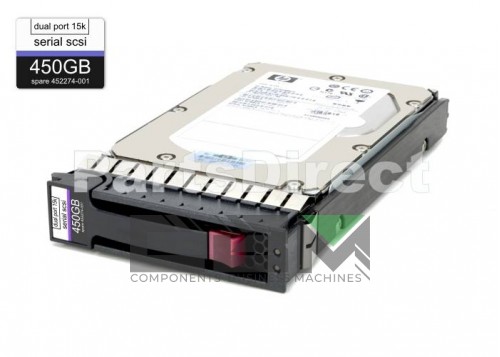 EF0450FATFE Жесткий диск HP 450-GB 6G 15K 3.5 DP SAS HDD