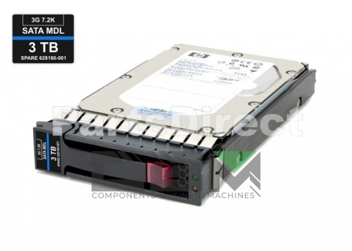 628180-001 Жесткий диск HP 3-TB 3G 7.2K 3.5 SATA HDD