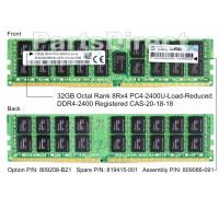 809208-B21 Модуль памяти HP 128GB (1x128GB) SDRAM LRDIMM