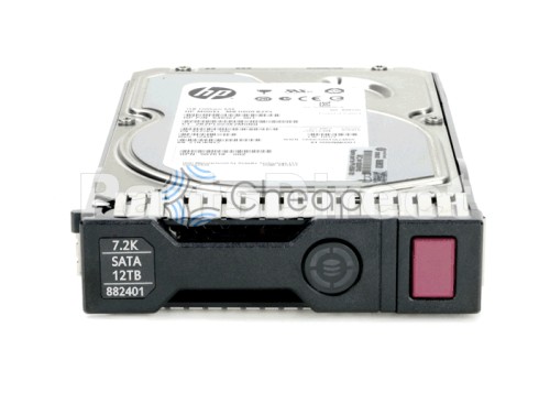 881785-B21 Жесткий диск HP G8 G9 12-TB 6G 7.2K 3.5 SATA SC 512e