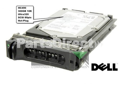 HC490 Жесткий диск Dell 300-GB U320 SCSI HP 10K w/9D988
