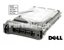 UJ673 Жесткий диск Dell 300-GB U320 SCSI HP 10K w/9D988