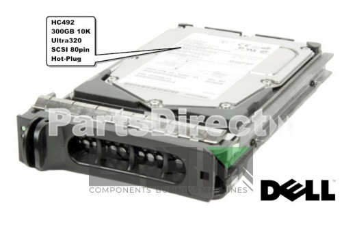UJ673 Жесткий диск Dell 300-GB U320 SCSI HP 10K w/9D988