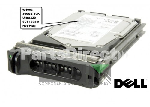 W4006 Жесткий диск Dell 300-GB U320 SCSI HP 10K w/9D988