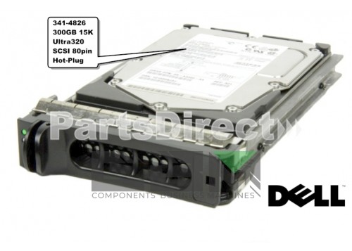 341-4826 Жесткий диск Dell 300-GB U320 SCSI HP 15K w/9D988