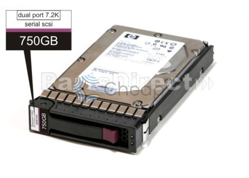 DB0750BABFE Жесткий диск  HP 750-GB 3G 7.2K 3.5 DP SAS HDD