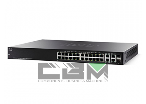 Коммутатор Cisco PoE SF300-24PP 24-port 10/100 PoE+ SF300-24PP-K9-EU