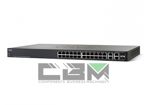 Коммутатор Cisco SF 300-24 24x10/100 + 2x10/100/1000 + 2 w/Gig Uplinks