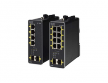 Коммутатор IE-1000 GUI based L2 PoE switch, 2 GE SFP, 8 FE copper ports IE-1000-8P2S-LM