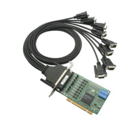 Плата CP-118U w/o Cable MOXA 8 port RS-232/422/485, Universal PCI, 921.6Kbps, surge protectoin