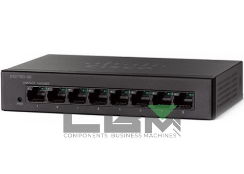 Коммутатор Cisco Small Business 110 Series SG110D-08-EU