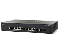 Коммутатор Cisco SF302-08  8x10/100, 2x10/100/1000, 2xSFP Combo