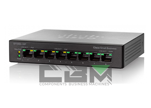 Коммутатор Cisco Small Business 100 Series SF100D-08P-AU