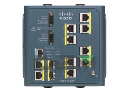 Коммутатор Cisco IE 3000 Switch, 8 10/100 + 2 T/SFP IE-3000-8TC