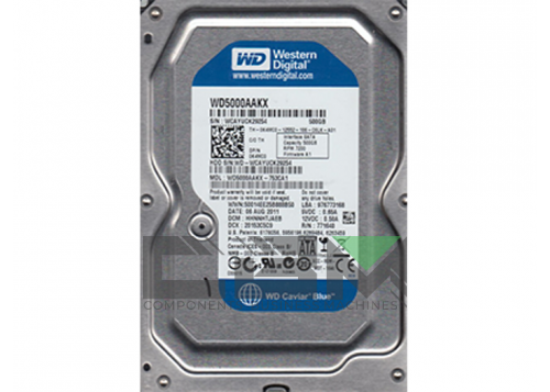 Жесткий диск Western Digital Blue 500Gb 6G 7,2K 16Mb SATA 3.5", WD5000AAKX-753CA1